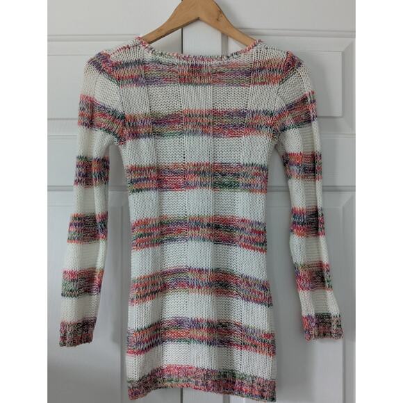 rue21 Striped Multicolor Pocket Tunic Sweater - Picture 5 of 5